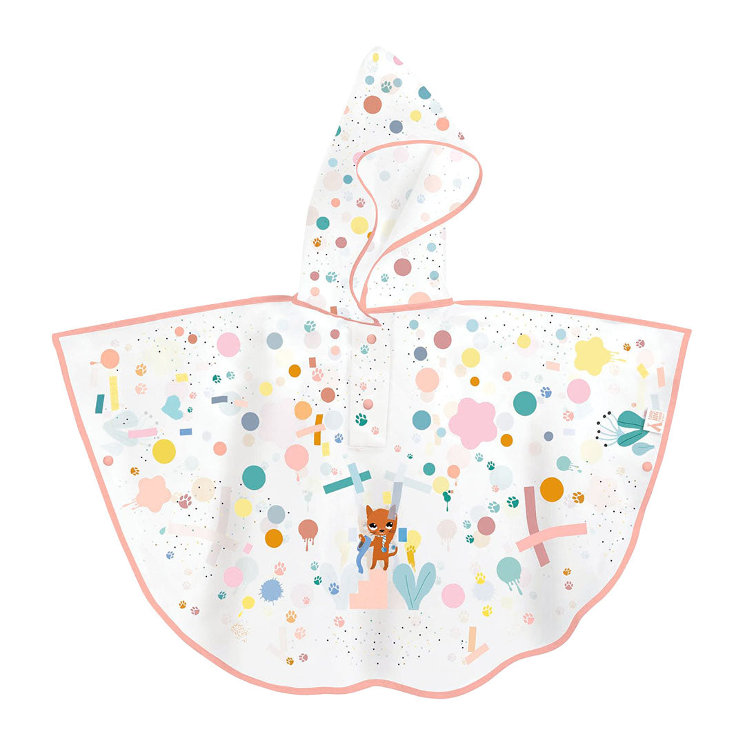 djeco regenponcho kat - 3-5 jaar
