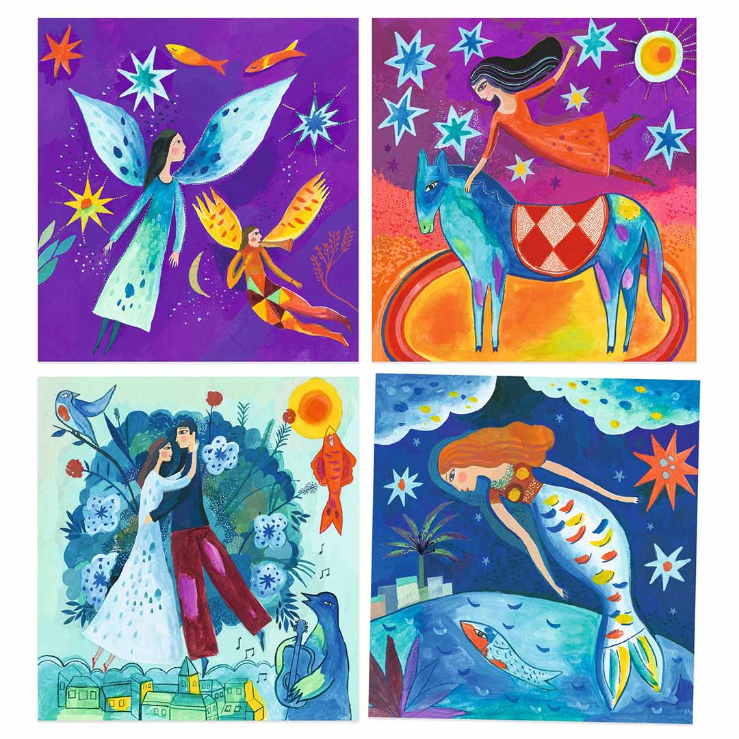 djeco schilderen op kleur in a dream – marc chagall | DJ09380 | 1