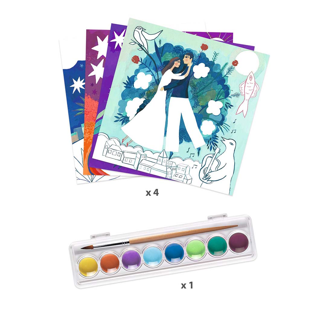 djeco schilderen op kleur in a dream – marc chagall | DJ09380 | 4