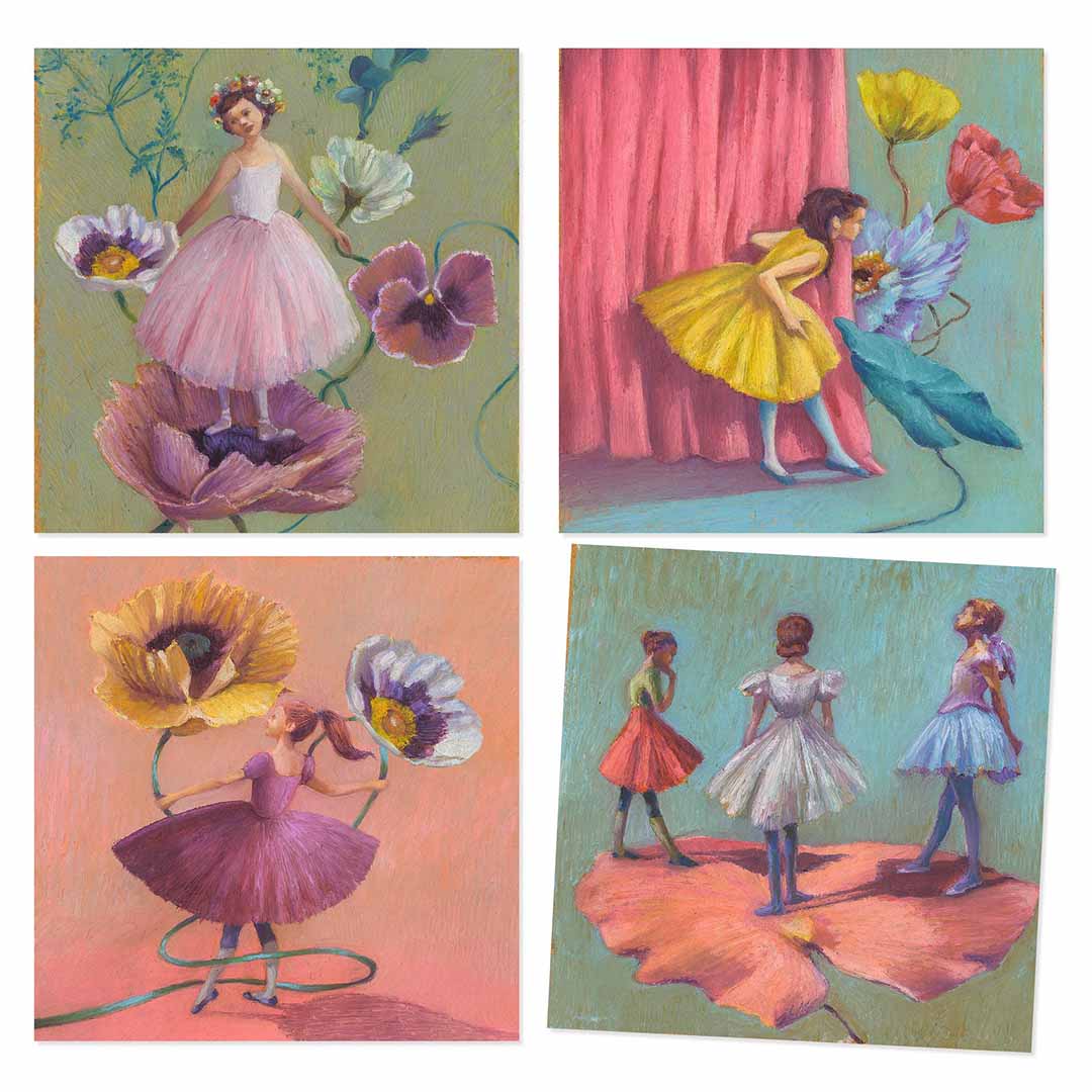 djeco schilderen op kleur the ballerina – edgar degas | DJ09381 | 1