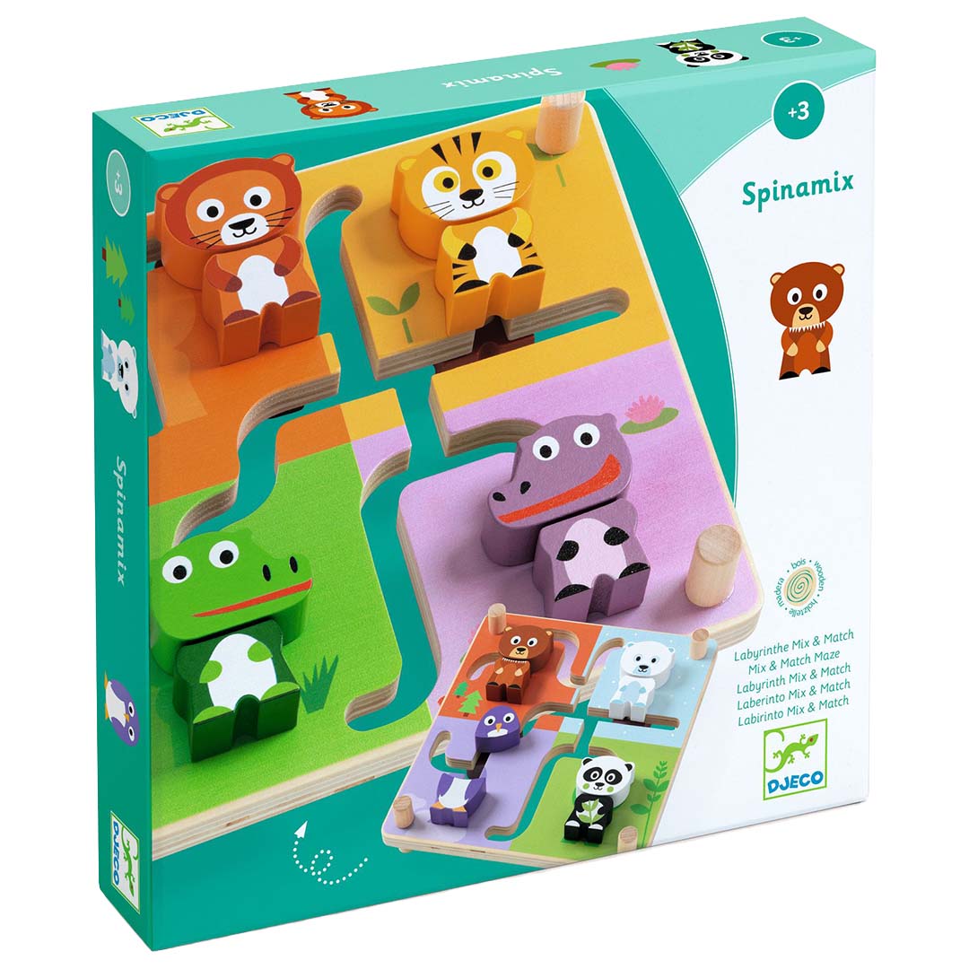 djeco schuifpuzzel dieren | DJ01611 | 0