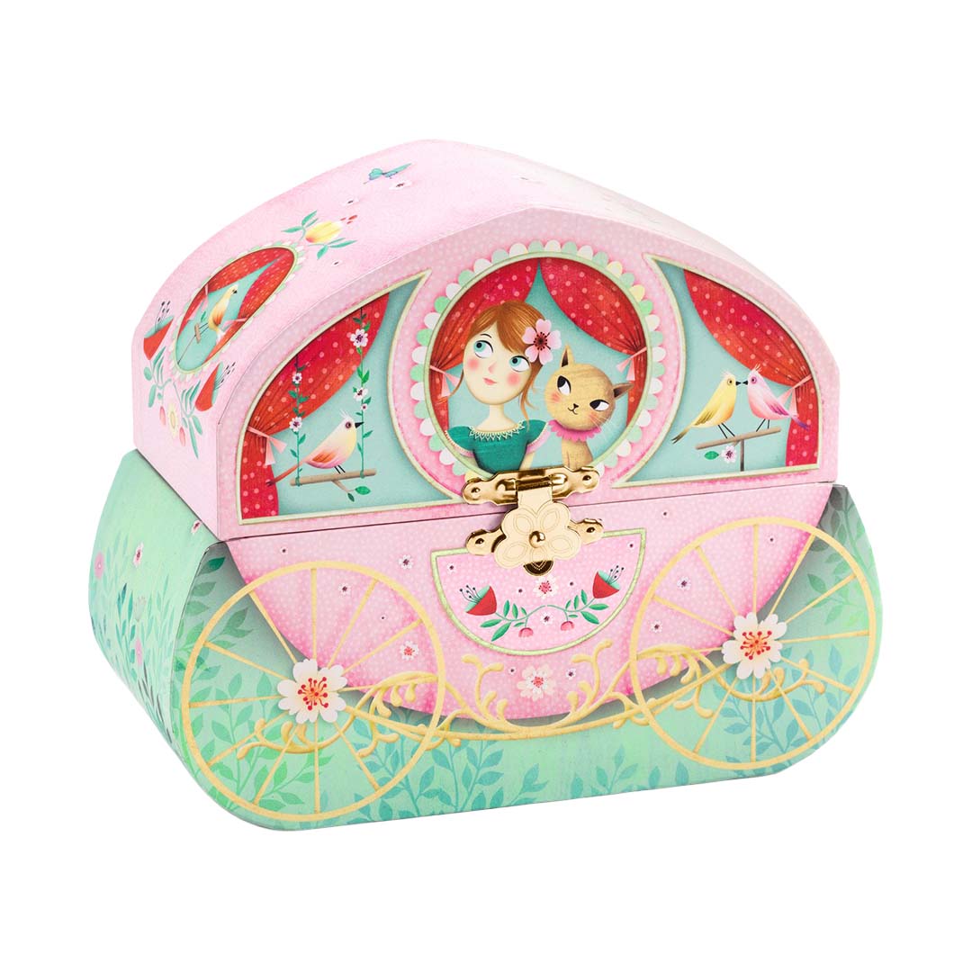 djeco sieradendoosje met muziek - de koets