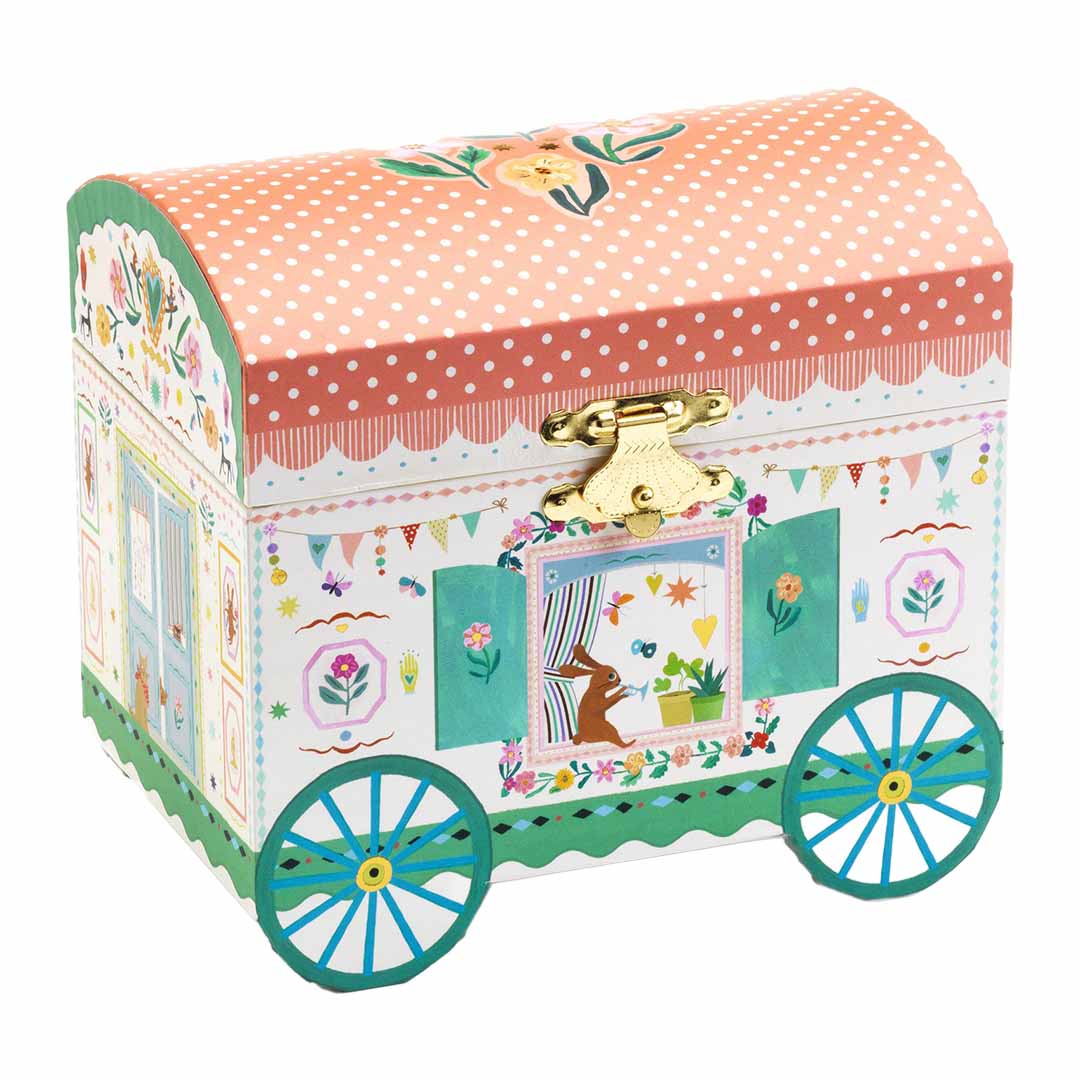 djeco sieradendoosje met muziek betoverde woonwagen | DJ06091 | 1