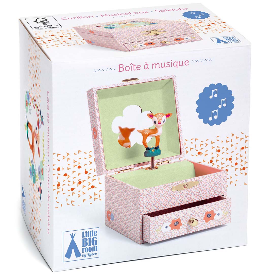 djeco sieradendoosje met muziek hertje DJ06086