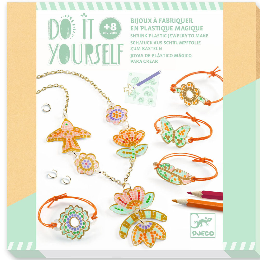 djeco sieradenset diy - feather and lotus | DJ79001 | 