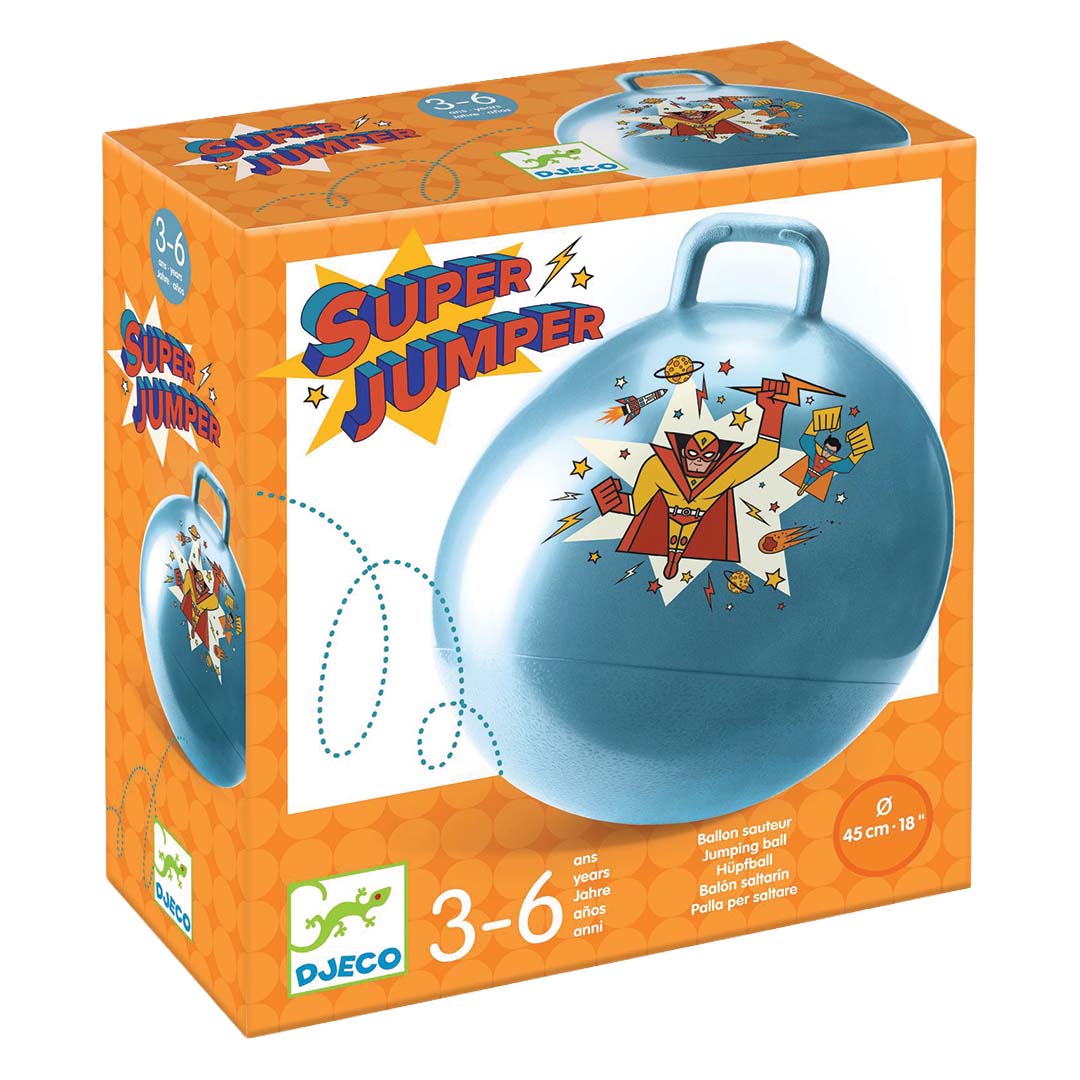 djeco skippybal super jumper - 45 cm | DJ00186 | 1