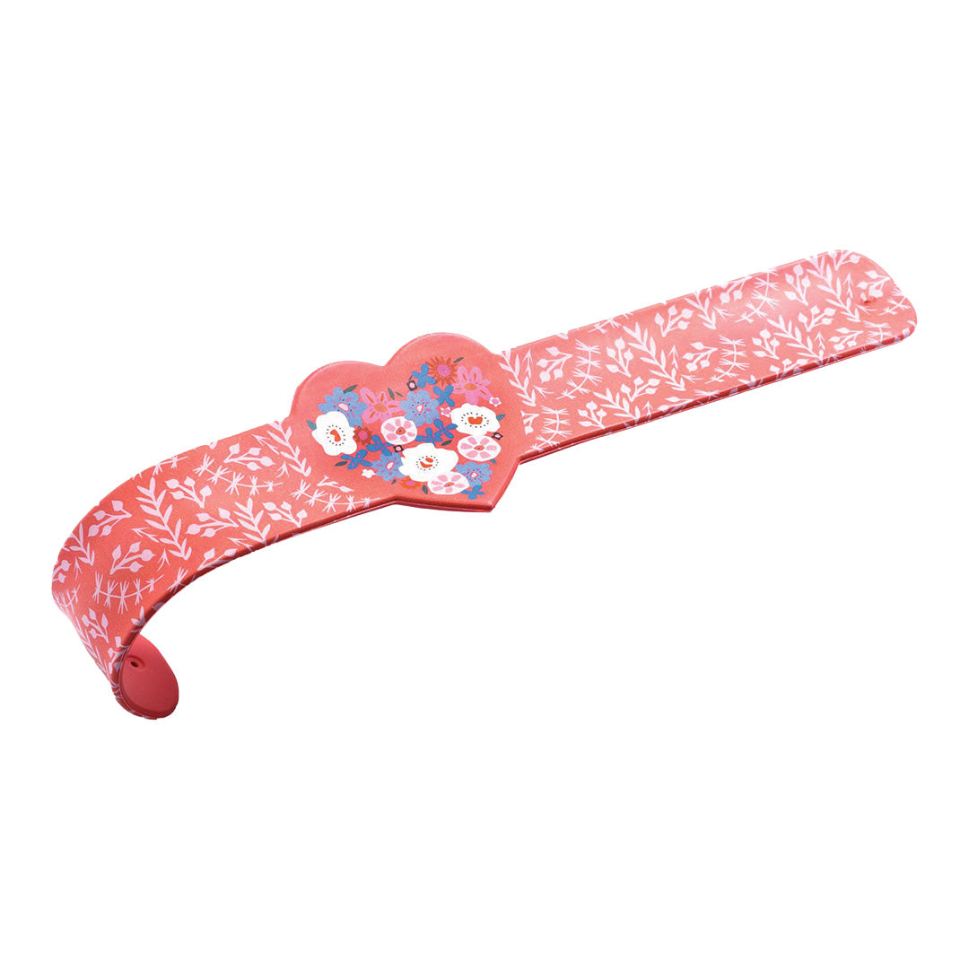 djeco snap armband - bloemen kat konijn - assorti