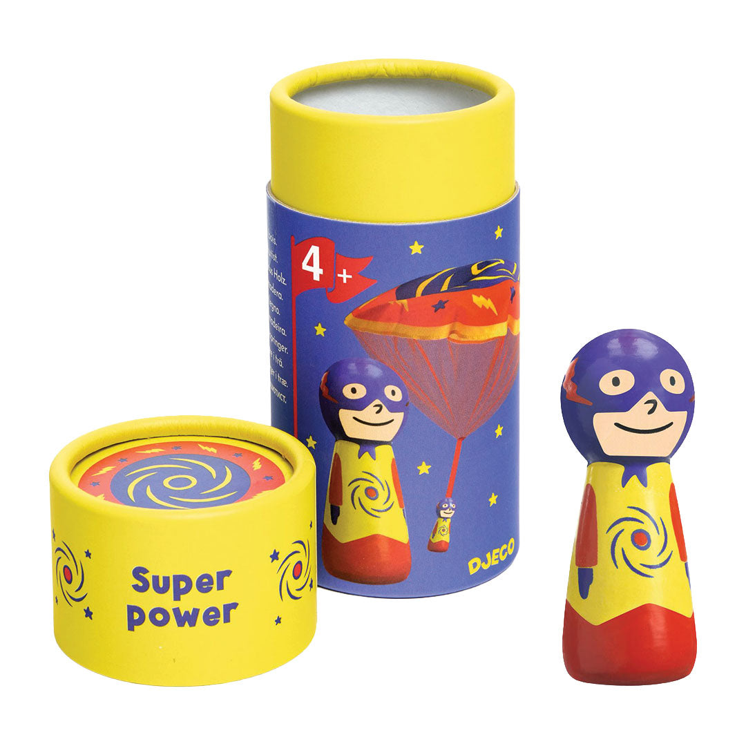 djeco speelfiguur parachutist super power | DJ00151 | 1
