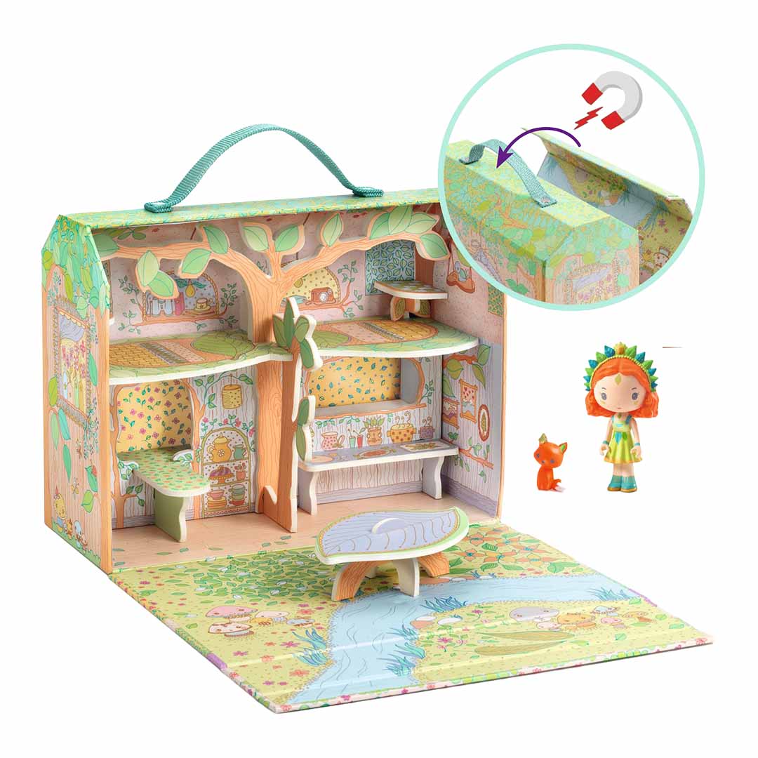 djeco speelhuis sylvia & fox's house in the forest