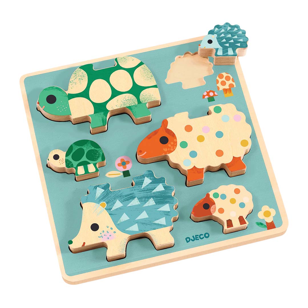 djeco stapelpuzzel - familie - 6st | DJ01084 | 3