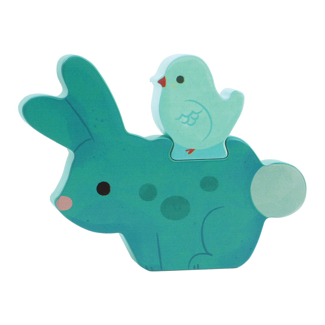 djeco stapelpuzzel - vrienden - 6st | DJ01083 | 1