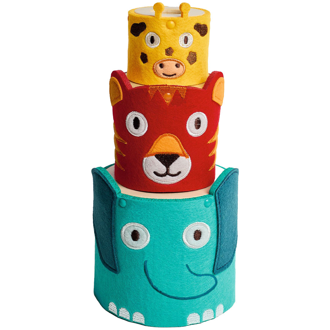 djeco stapelspeeltje softitotem - baby color 3st | DJ06495 | 