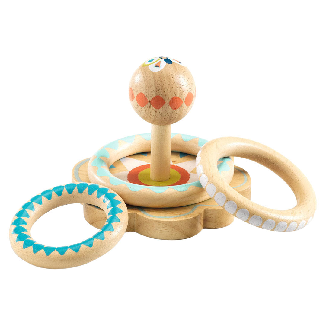 djeco stapeltoren ringen - babyhoopi