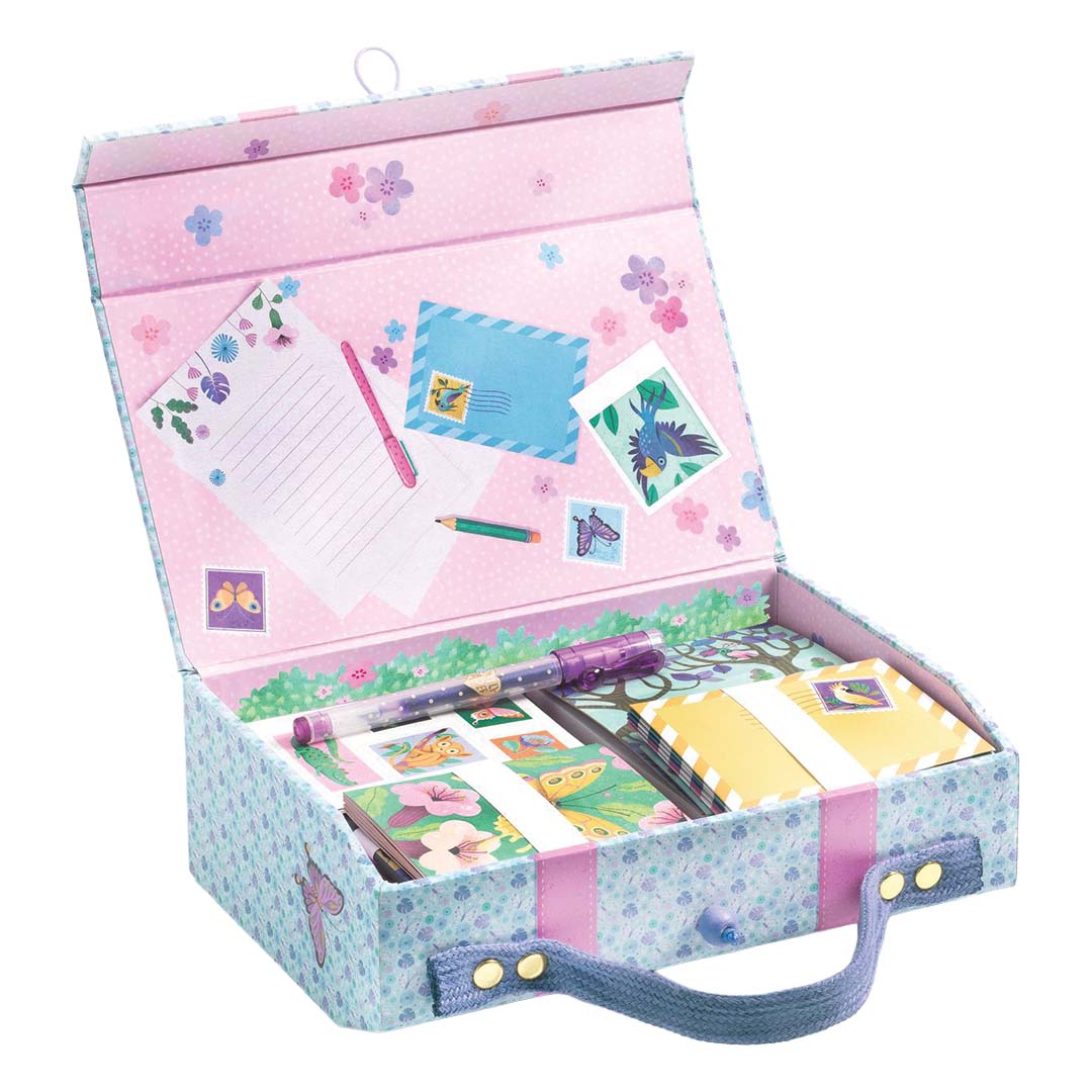 djeco stationary koffer marie - tropical garden | DD03506 | 2