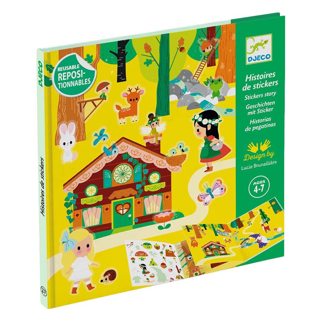 djeco stickerboek toverbos