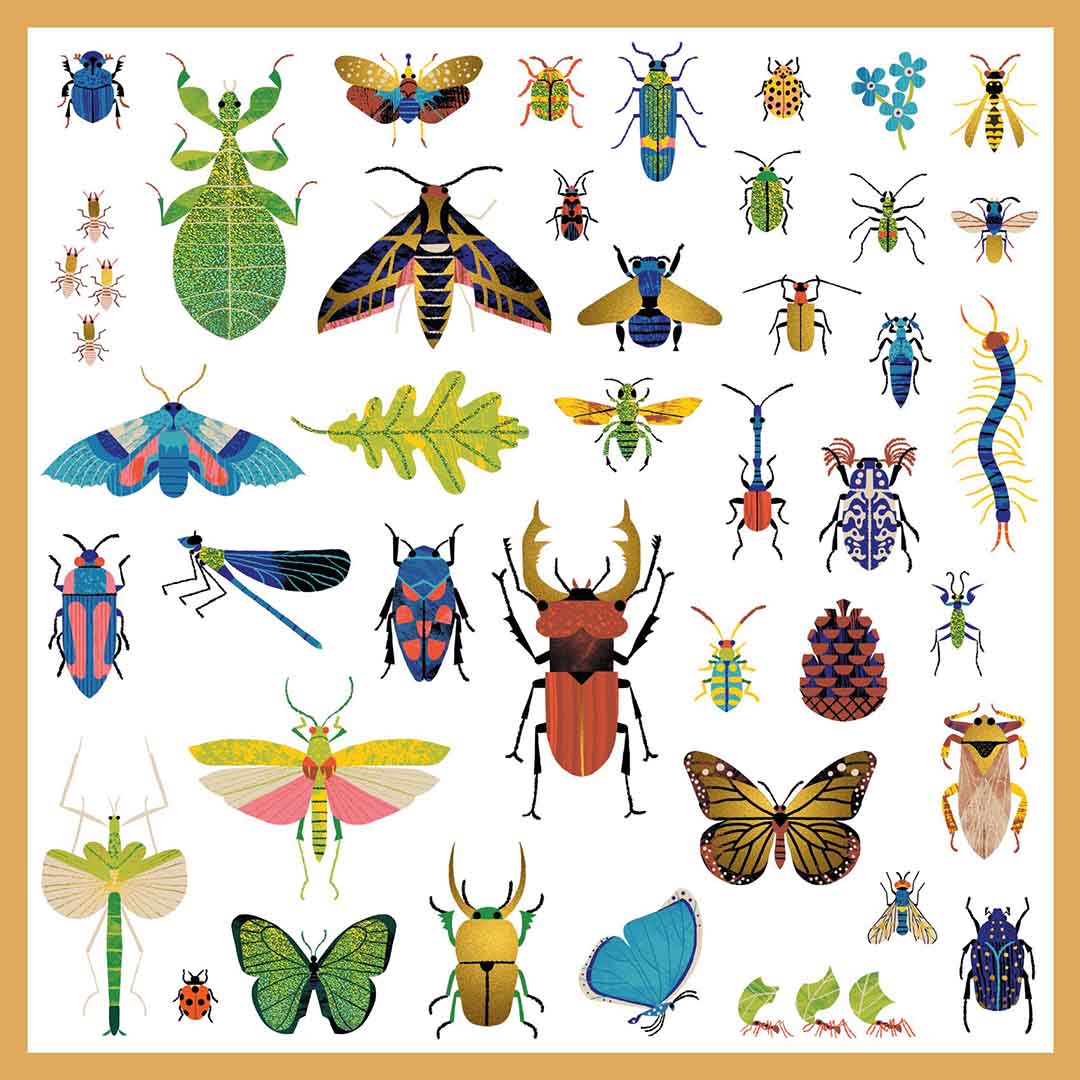 djeco stickers insecten - 160st | DJ09282 | 3