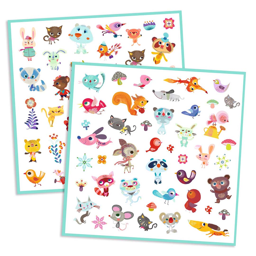 djeco stickers kleine vrienden - 160st | DJ08842 | 1