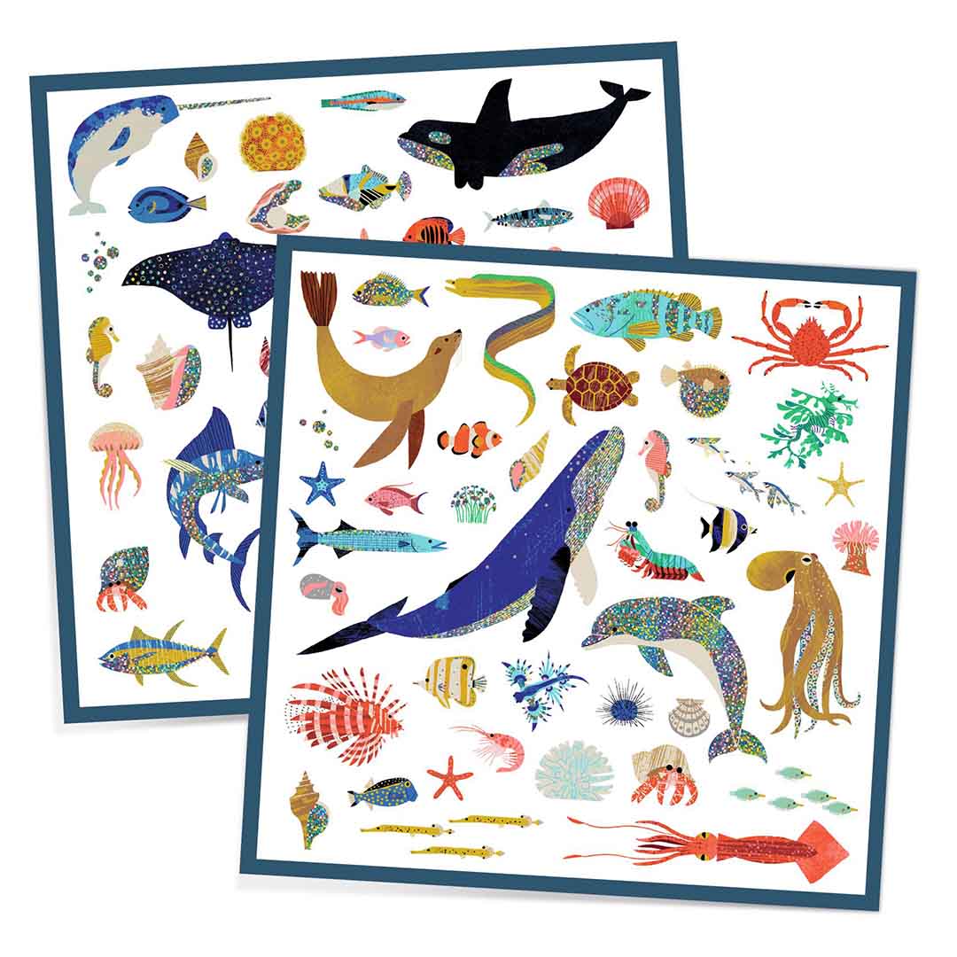 djeco stickers oceaan - 160st