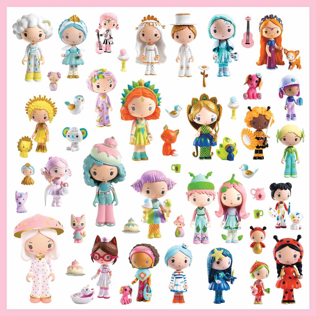 djeco stickers the little world of tinyly - 160st | DJ09286 | 2