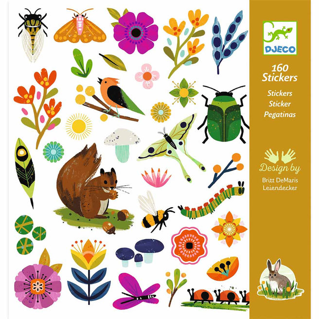 djeco stickers tuin - 160st | DJ09272 | 0
