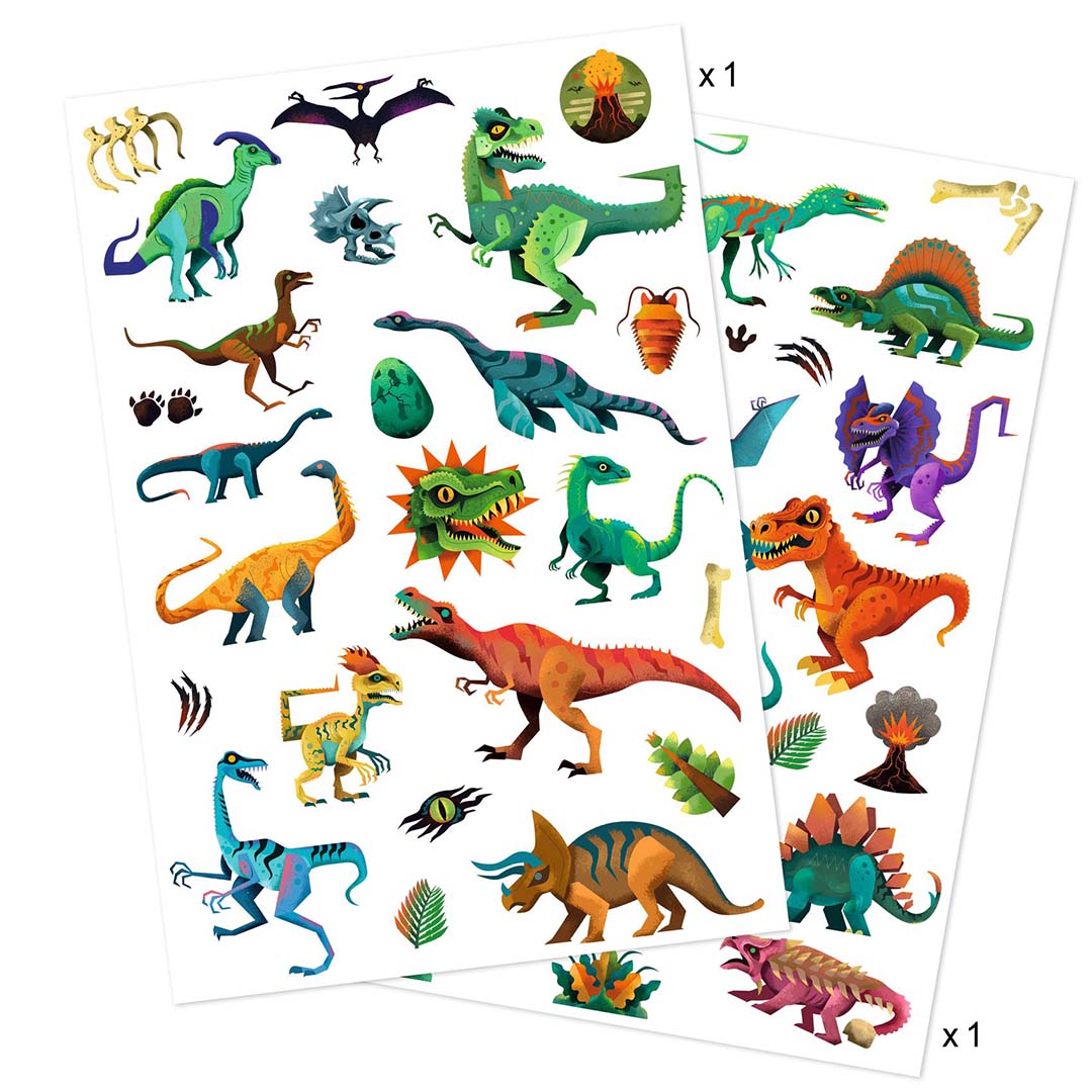 djeco tattoos - dino club | DJ09598 | 1