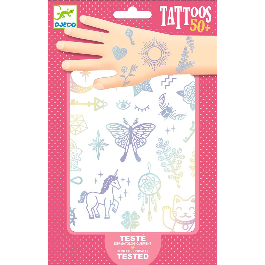 djeco tattoos - gelukssymbolen