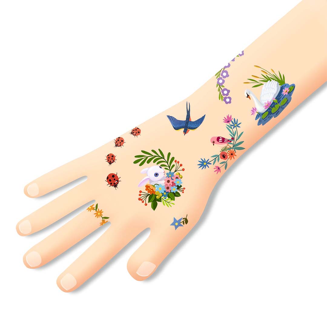 djeco tattoos - vrolijke lente | DJ09591 | 2