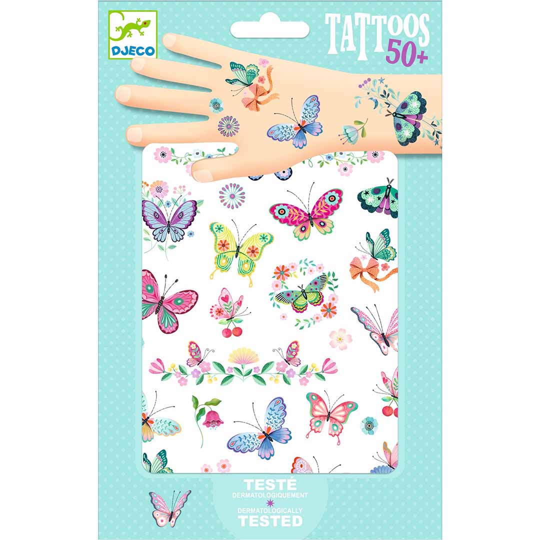 djeco tattoos droomvlinders | DJ09249 | 0