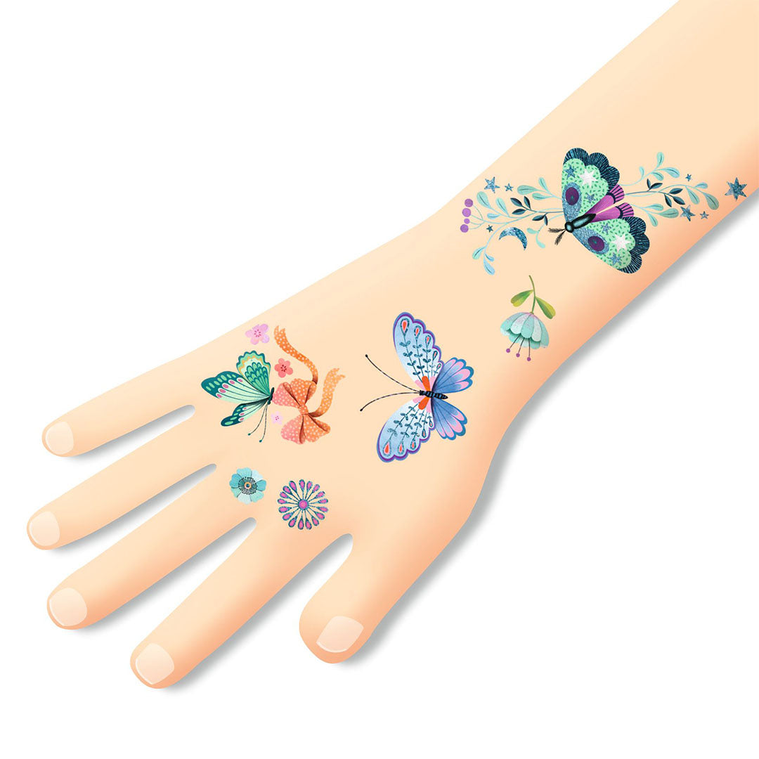 djeco tattoos droomvlinders | DJ09249 | 2