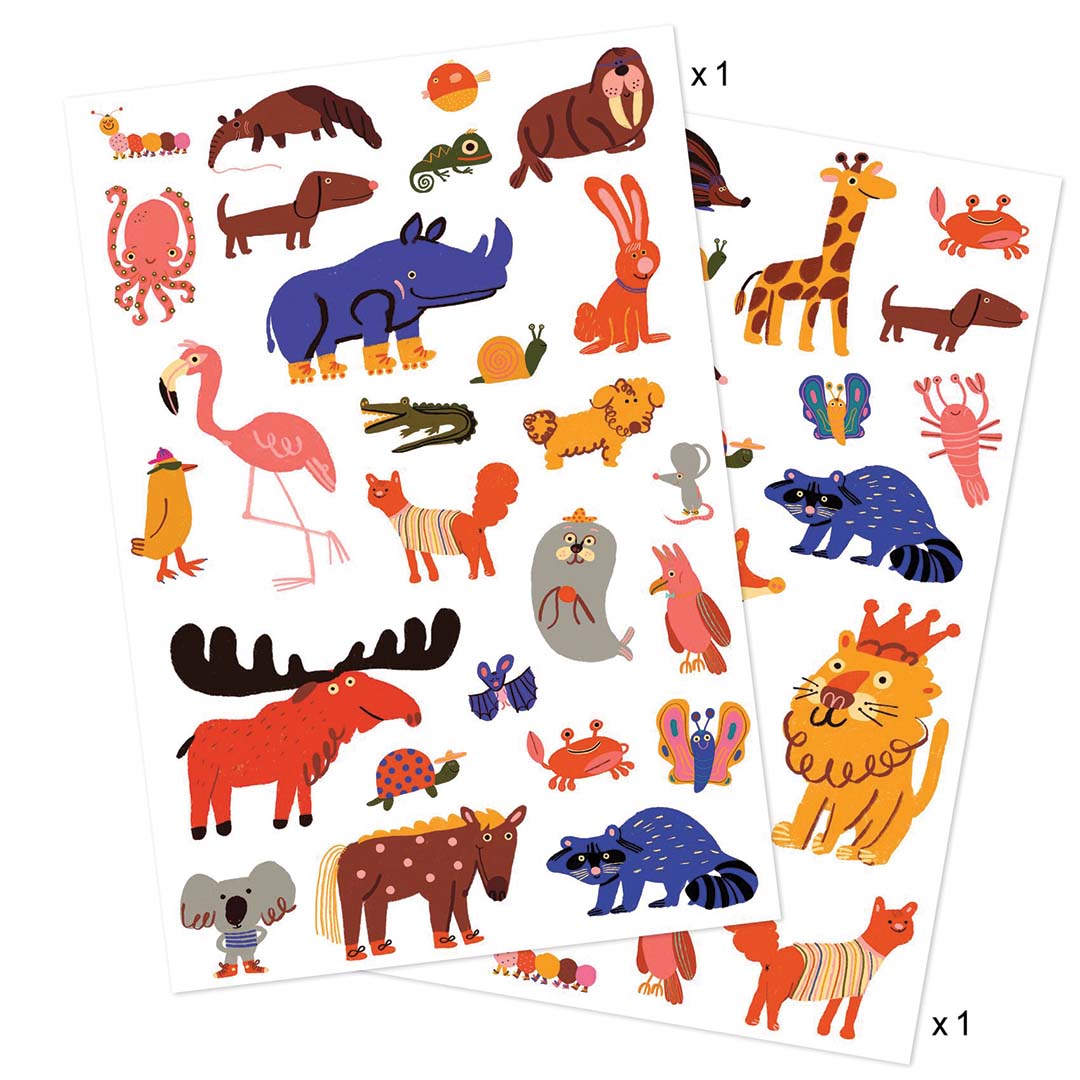djeco tattoos grappige dieren | DJ09917 | 1