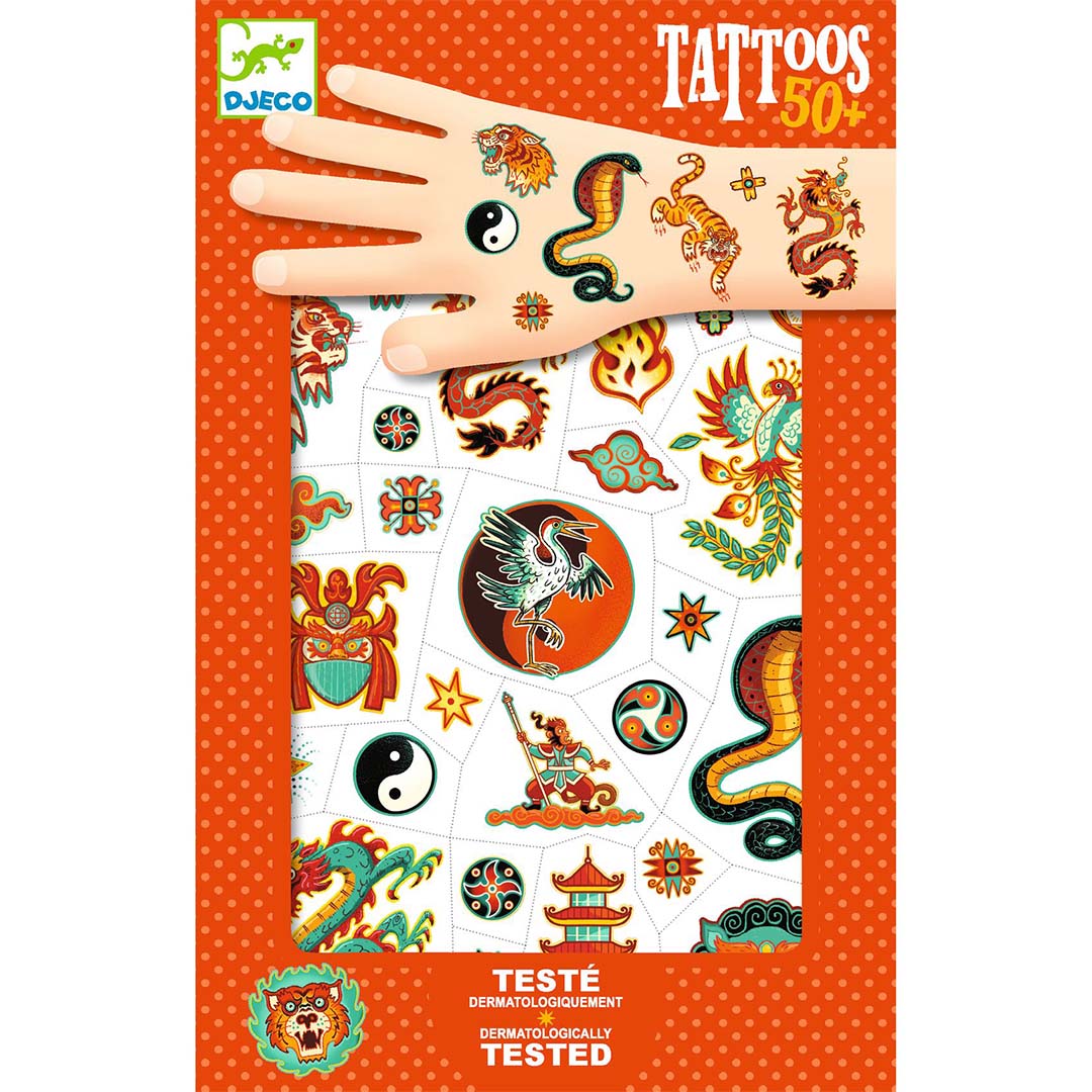 djeco tattoos krijgersgeest | DJ09915 | 1