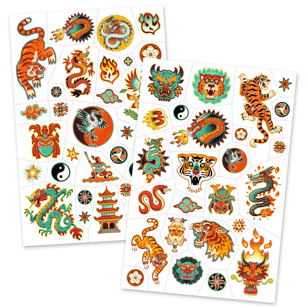 djeco tattoos krijgersgeest | DJ09915 | 1