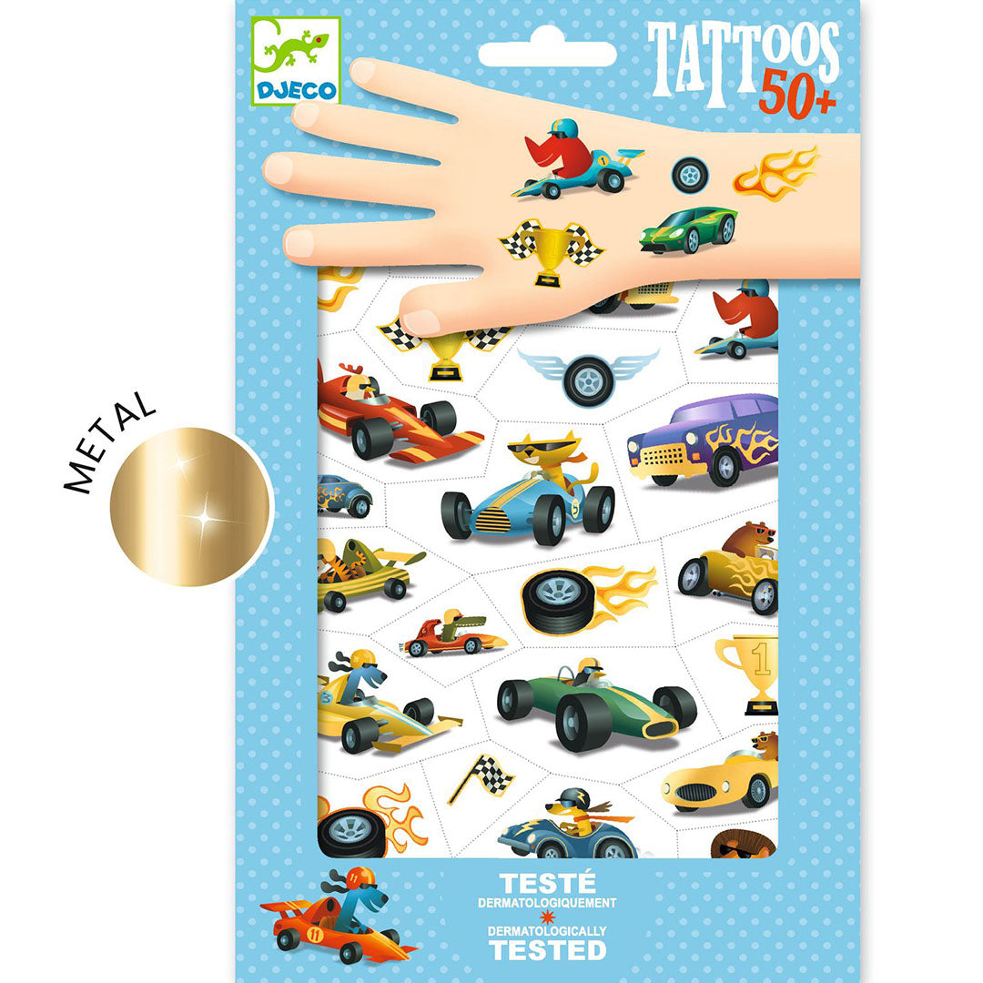 djeco tattoos raceauto's | DJ09916 | 1