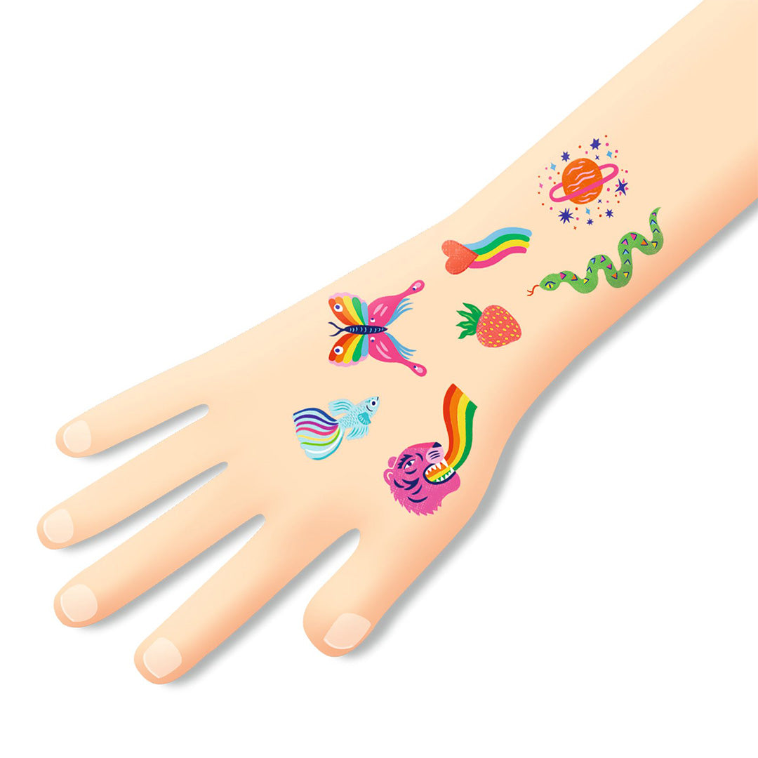 djeco tattoos regenboog