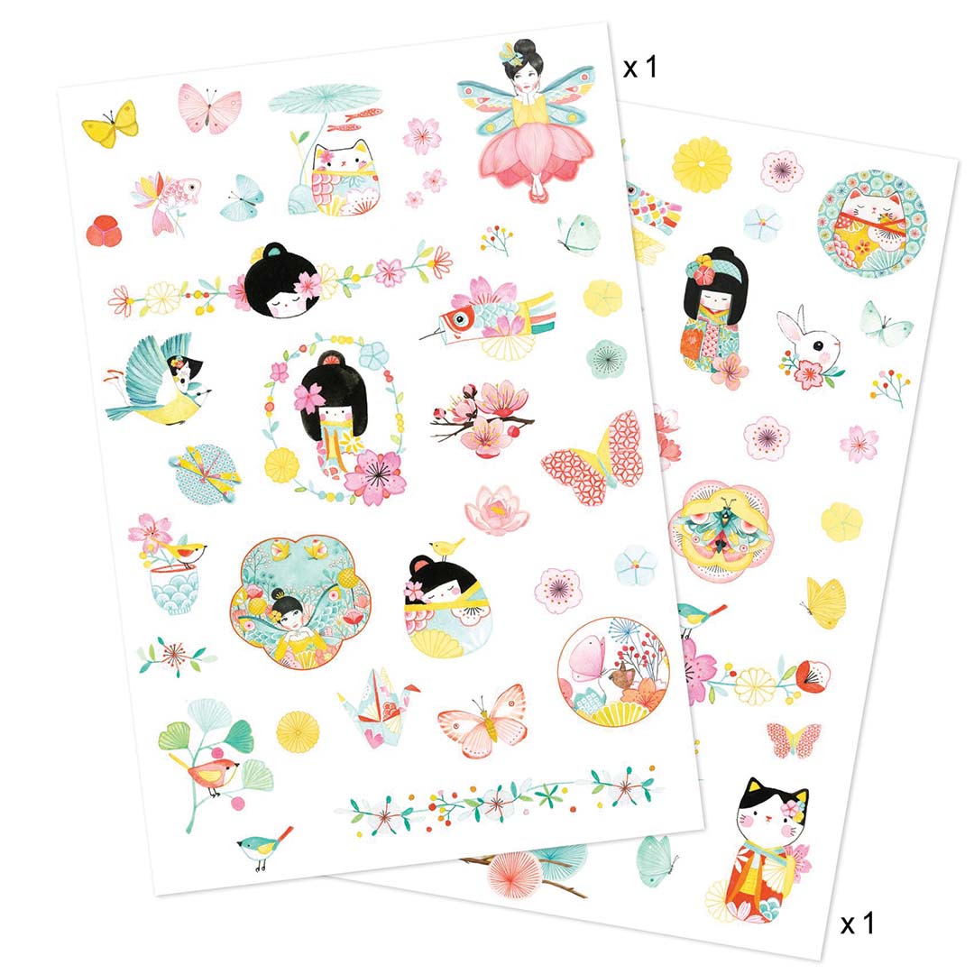 djeco tattoos sakura | DJ09619 | 1
