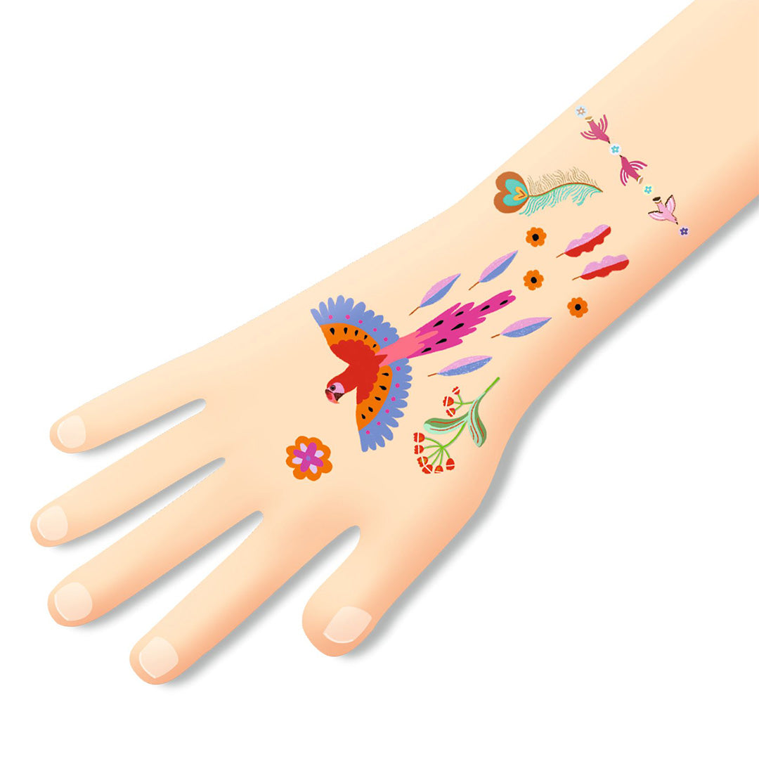 djeco tattoos vogels | DJ09615 | 2
