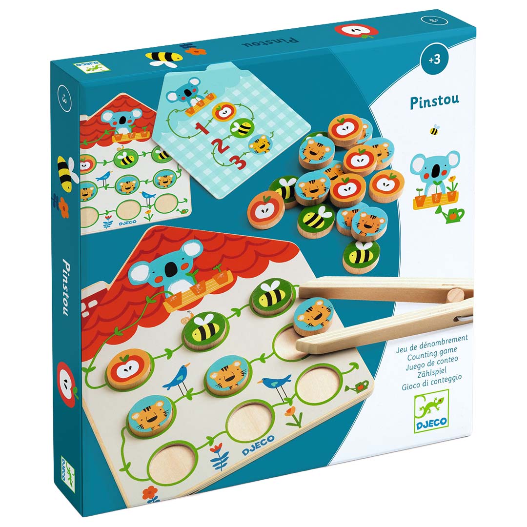 djeco tel- en behedigheidsspel pinstou