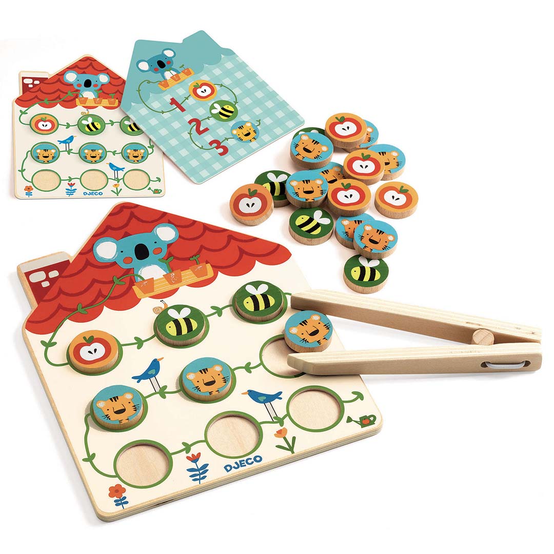 djeco tel- en behedigheidsspel pinstou | DJ01627 | 1