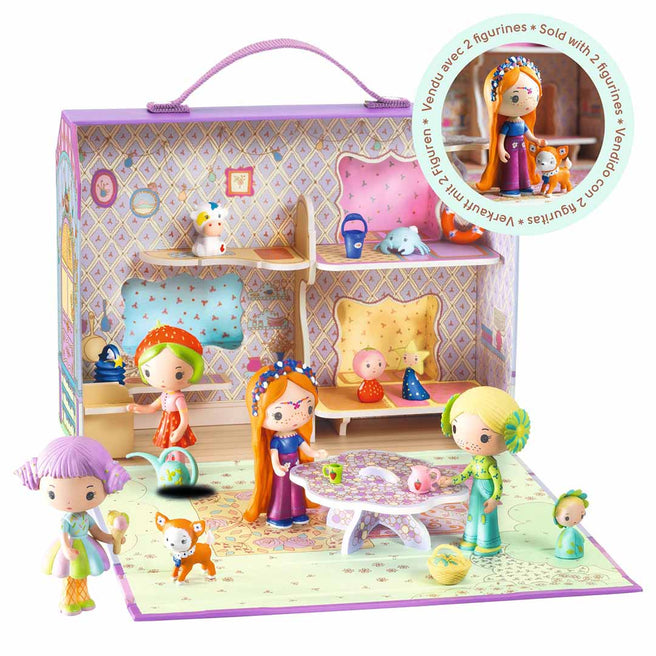 djeco tinyly draagbaar poppenhuis - bluchka & indie