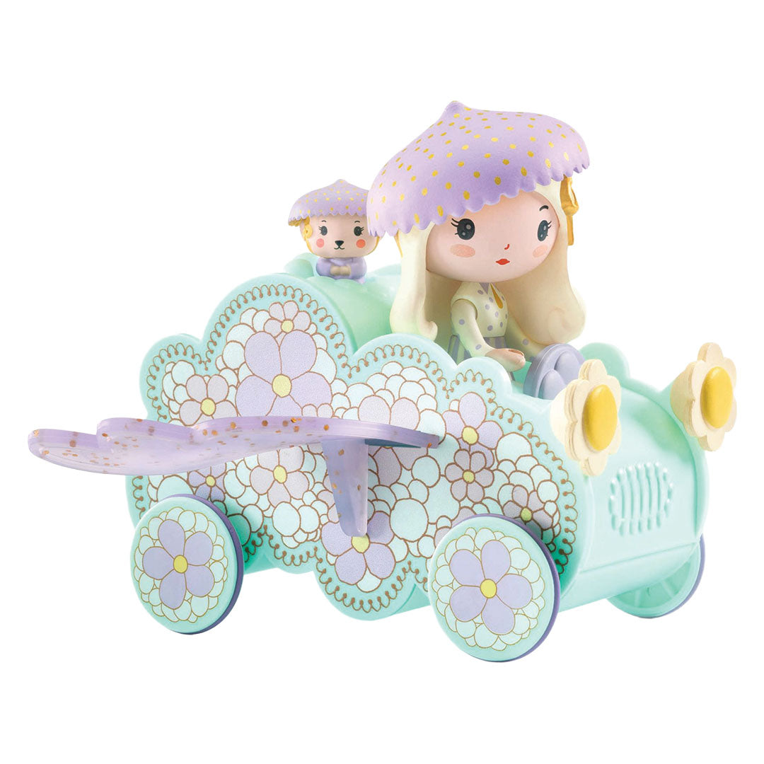 djeco tinyly speelfiguur - jil & jerry tinycar