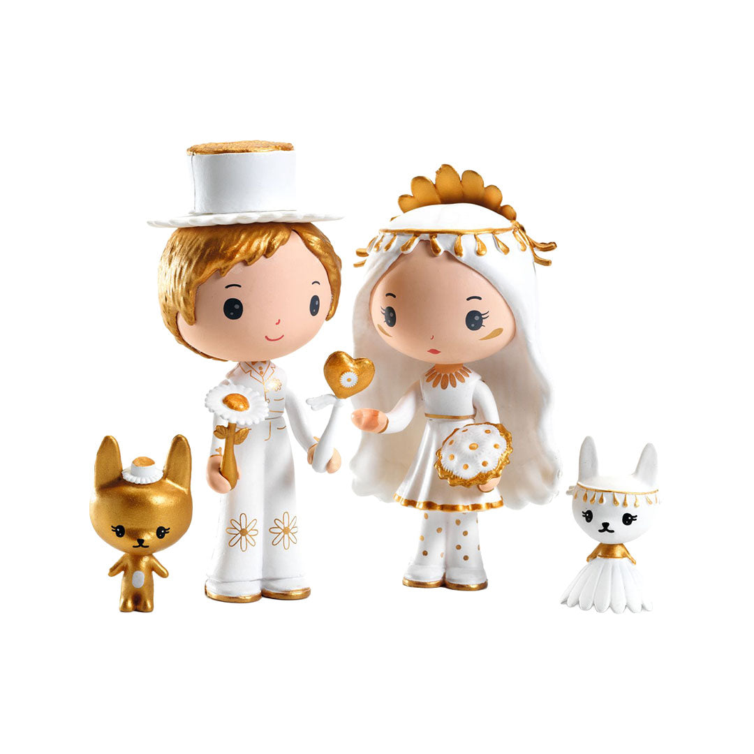 djeco tinyly speelfiguur - marguerite & léopold