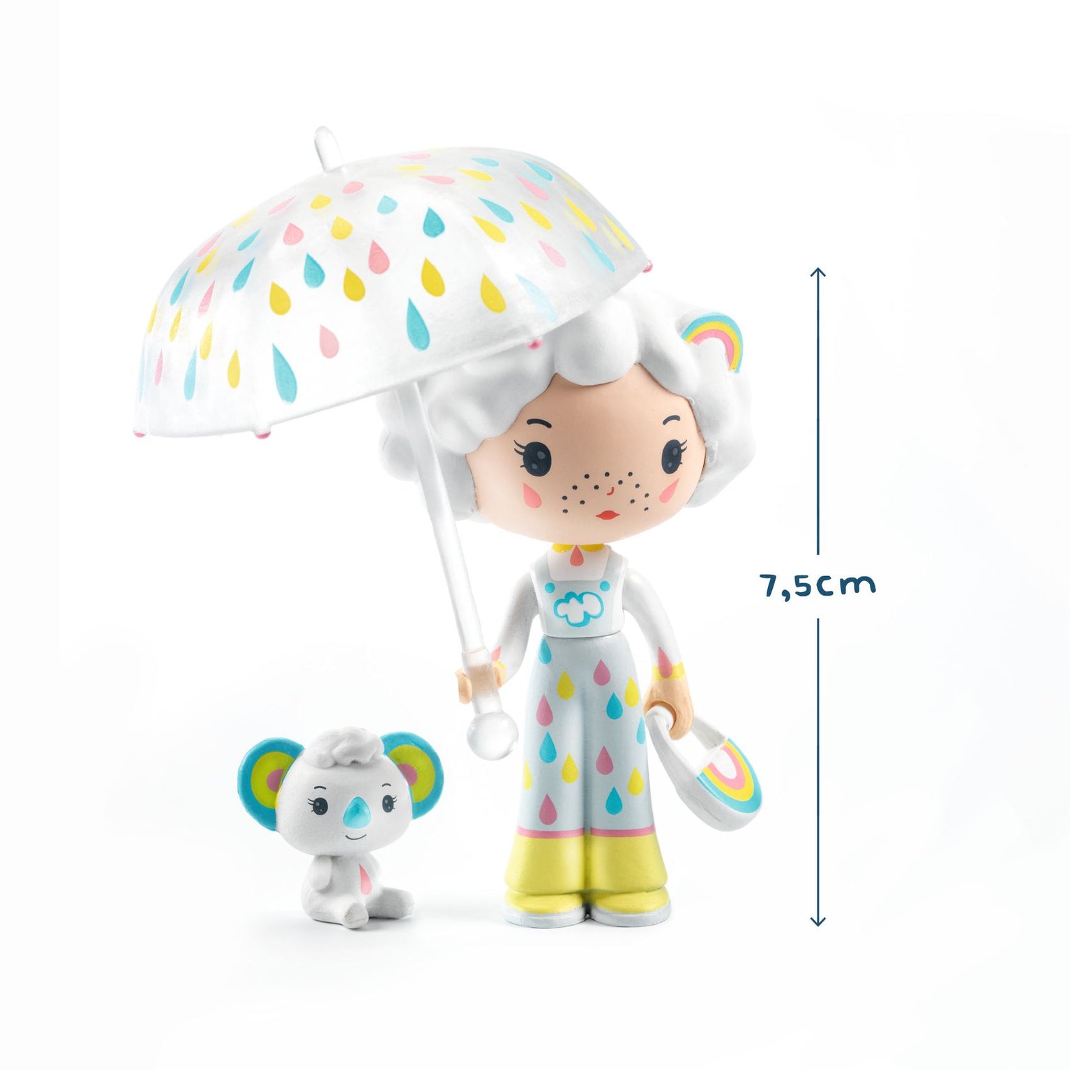djeco tinyly speelfiguur - prunelle & bianca | DJ06961 | 2