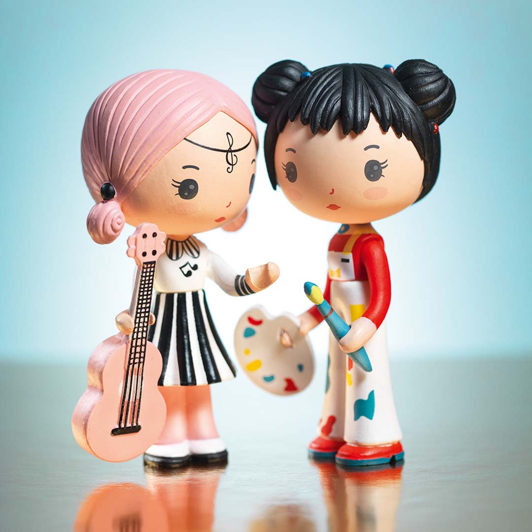 djeco tinyly speelfiguur - sidonie & zick | DJ06940 | 2