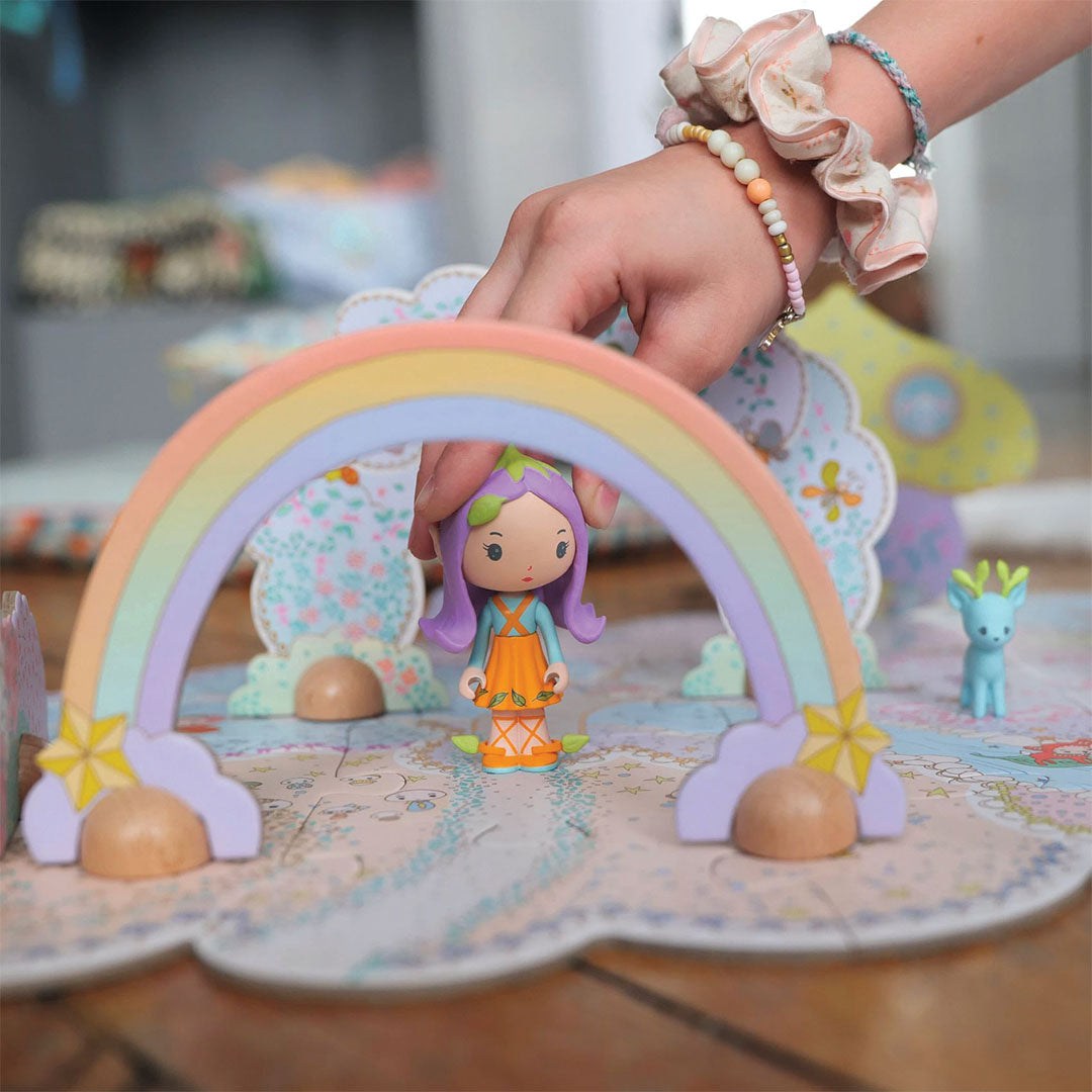 djeco tinyly vloerpuzzel puzzl'up lily - 33-delig