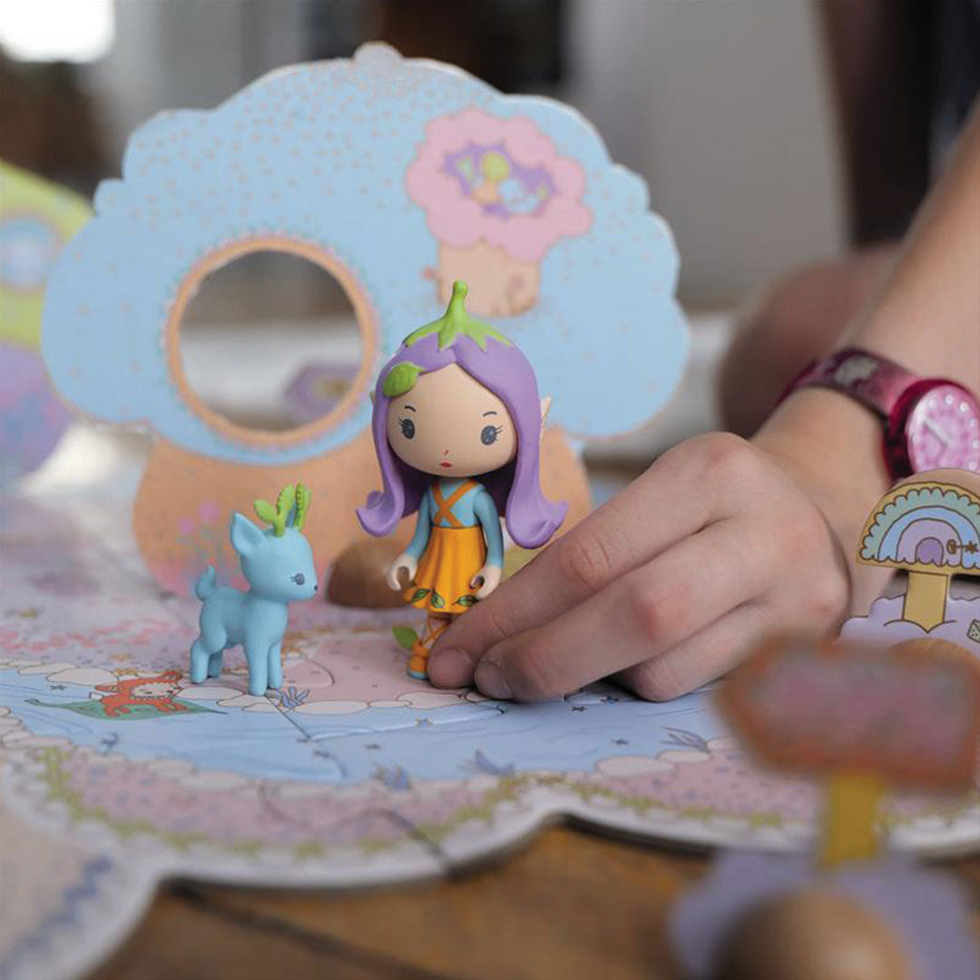 djeco tinyly vloerpuzzel puzzl'up lily - 33-delig