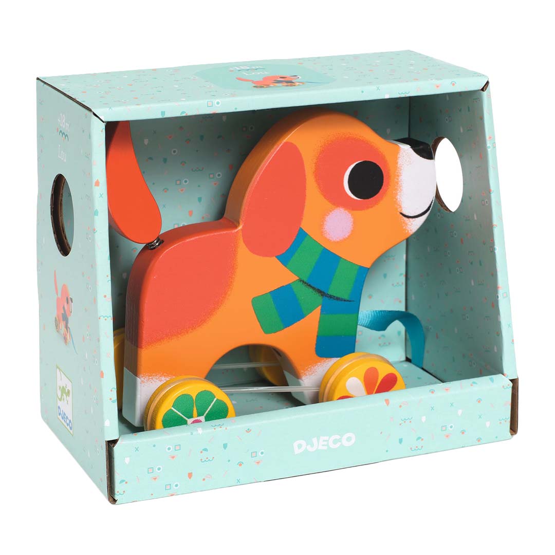 djeco trekfiguur hond lou | DJ06258 | 1