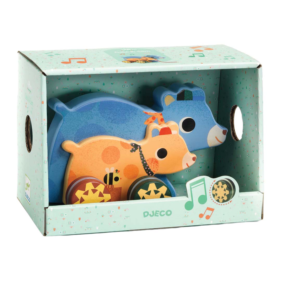 djeco trekfiguur met muziek gabi & sam