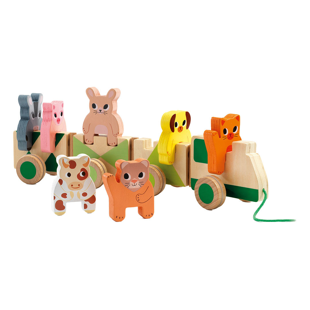 djeco trekfiguur trainimo - boerderij