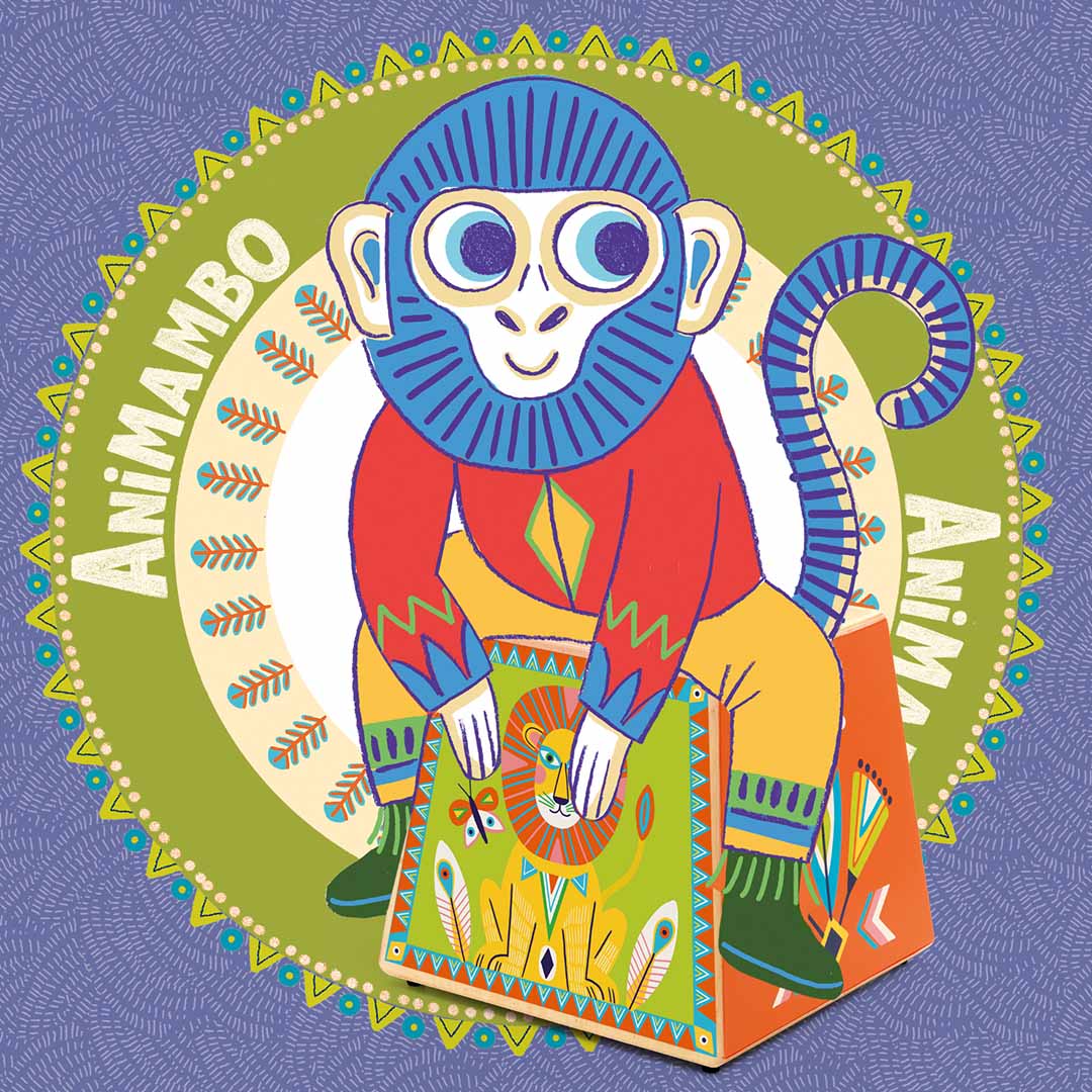 djeco trommel cajon animambo