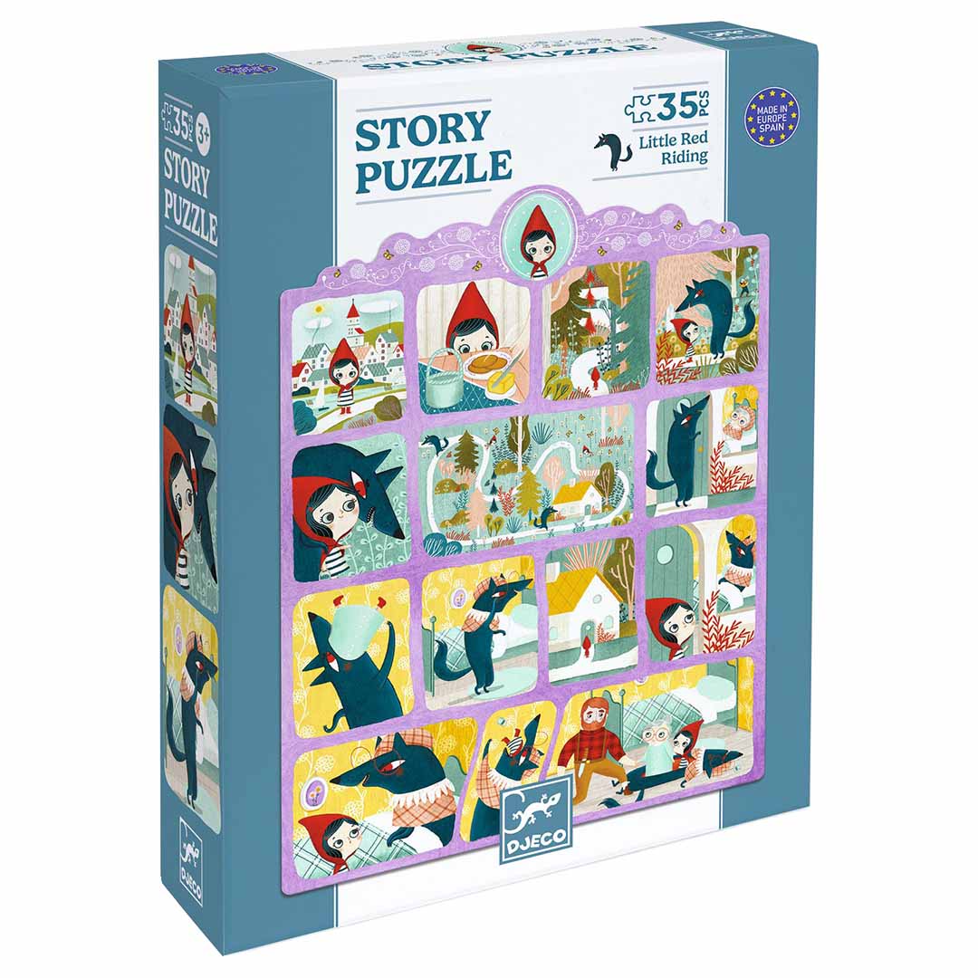 djeco verhalenpuzzel roodkapje - 35st | DJ07050 | 0